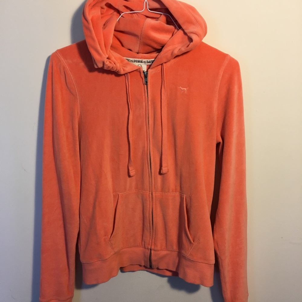 Victoria secret pink zipper up sweat shirt